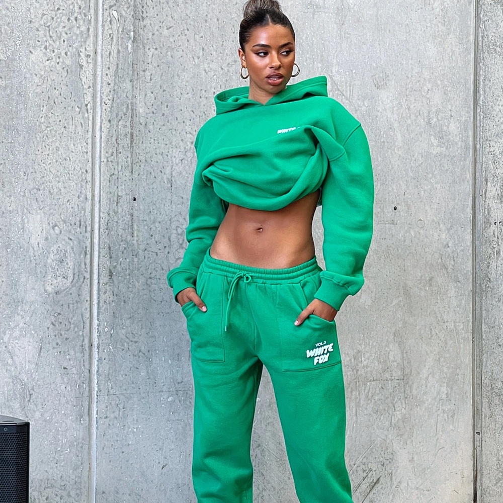 Vibrant Green Women's Sweatset